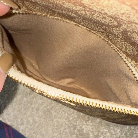 Coach Monogram Backpack in Brown and Cream - Picture 8 of 13